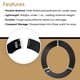 thumbnail image 5 of Casco protector solar con visera AFP, ala completa, color ahumado, 5 of 7