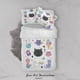 thumbnail image 2 of 3D Cartoon Animal Cat Pattern Quilt Cover Set Ropa de cama Set Funda Nórdica, 2 of 3