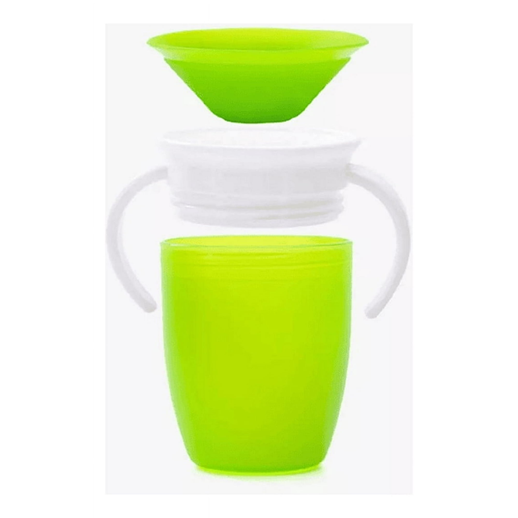 Genérico - Set 3 Vasos Magicos Silicona Bebidas Antiderrame Bebe Lau