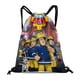 thumbnail image 1 of Sam el Bombero Mochila de Cuerdas para Deportes y Gimnasio, Bolsa de Cuerdas Resistente al Agua, Bolsa Cinch, 30×40cm, 1 of 6