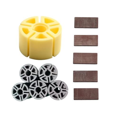 Magideal - Cuchilla De Rotor Para Amoladora Neumática De 5 Pulgadas, Kit De Accesorios Para Amoladora Neumática, Componentes Para Herramientas Neumáticas, Fácil