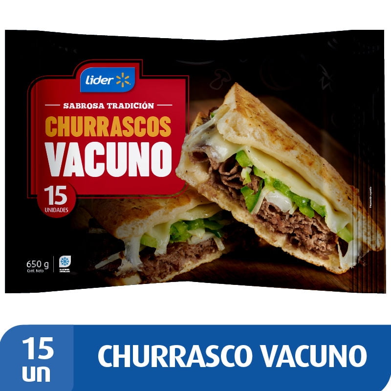 Churrasco De Vacuno 650 g Lider