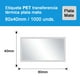 thumbnail image 2 of 1000 Etiquetas Activo Fijo 80x40mm Plateadas, 2 of 3