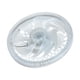 thumbnail image 5 of Ventilador de Techo con Lámpara de Ventilador de Luz Multifuncional Silent Dia 12 Herramienta de Iluminación para La Sala de Estar Apartamentos Blanco, 5 of 5