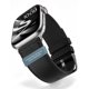 thumbnail image 1 of Correa de Reloj MobyFox de Cuero Negra Compatible con Apple Watch, 1 of 8