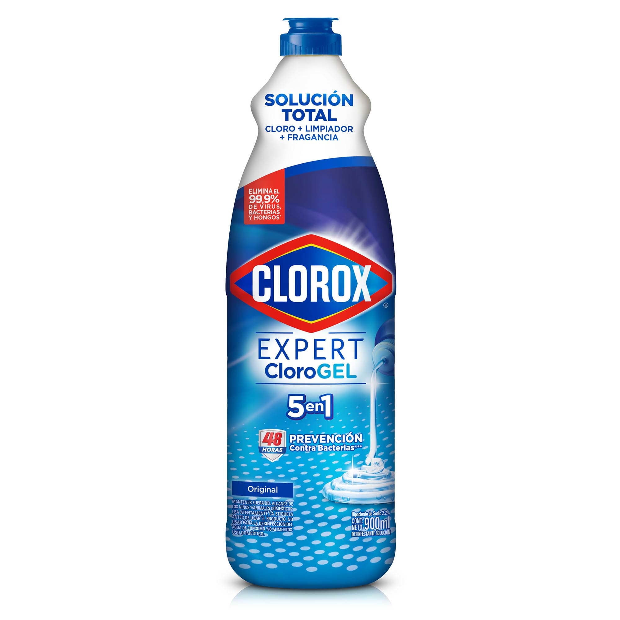 Cloro En Gel Original Botella 900 ml Clorox