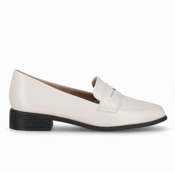 Mocasin Mujer Crema/Charol Giovanna Piccadilly