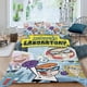 thumbnail image 2 of El Laboratorio de Dexter Conjunto de sábanas temático, trío de piezas, cómodo y amigable con la piel, diseño único, regalo de decoración para el hogar para familiares, amigos y fans,140cm *210cm, 2 of 6