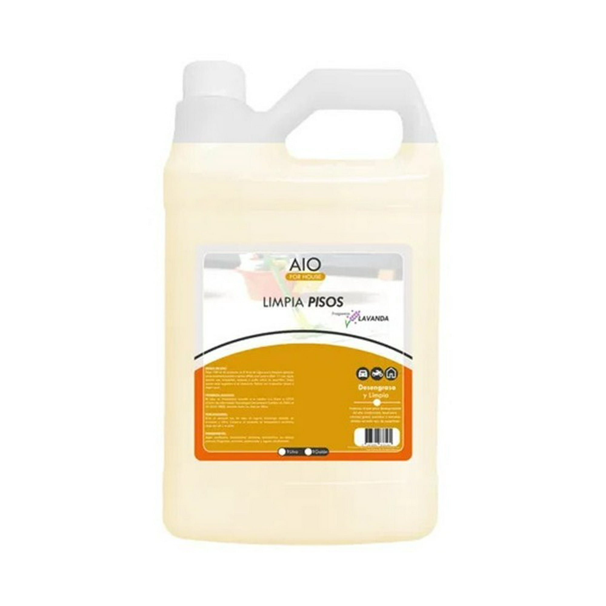 Limpiador De Pisos Multisuperficies Efecto Desengrasante Aio Fragancia Lavanda