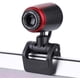 thumbnail image 1 of Cámara web de 360°, 2.0 con micrófono, cámara web HD de 16 MP con clip para micrófono, cámara para transmisión en vivo, cámara para videollamadas, cámara web para computadora, PC y portátiles, 1 of 7