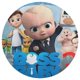 thumbnail image 3 of Boss Baby 3 / El Bebé Jefazo 3 Alfombra Redonda de Felpa Coral, Antideslizante, No Desprende Pelusas, Lavable y Duradera para Salón, Dormitorio y Habitación de Niños 60cm, 3 of 6