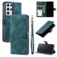 thumbnail image 2 of Funda Cartera para Samsung Galaxy S21 Ultra Tapa con Ranuras, Soporte y Correa Verde, 2 of 5