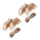 thumbnail image 3 of 100 Piezas De Adorno De Etiqueta De Forma De Artesanía Rectangular De Madera Para Artesanía Con Cuerda, 3 of 6
