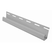 Perfil J Siding Pvc 1/2'' Rígido Gris 3,8Mts Dvp