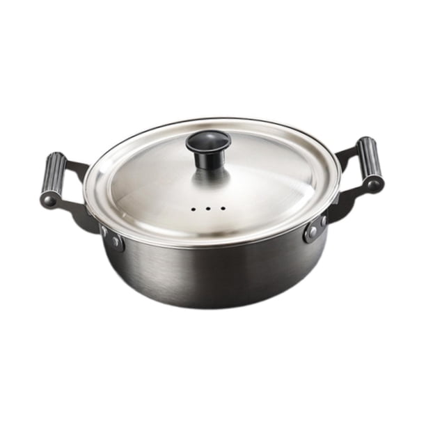Olla Coreana para Ramen, Cocina de Inducción, Práctica para Uso Doméstico, Olla Coreana para Ramen Instantáneo, para Camping, Picnic, Huevo, Curry, Ol 20 centímetros