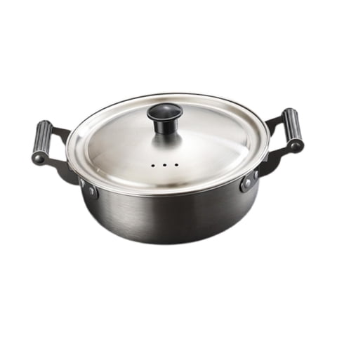 Magideal - Olla Coreana Para Ramen, Cocina De Inducción, Práctica Para Uso Doméstico, Olla Coreana Para Ramen Instantáneo, Para Camping, Picnic, Huevo, Curry, Ol 20 Centímetros