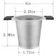thumbnail image 2 of Xiao Hua Filtro de Té de 2 Piezas, Canasta de Té de Acero Inoxidable, Colocado en una Taza, Infusor de Té Suelto, Difusor de Té de Malla Fina, Filtro de Té de Mango Largo, Infusor de Té, 2 of 4