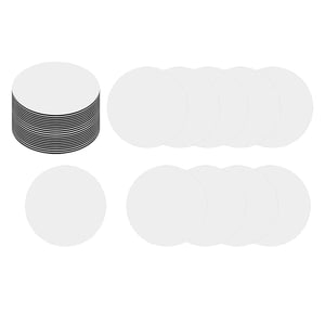 Bothyi - Imanes De Nevera En Blanco De Sublimación Diy Para Armarios Restaurante Decoración Redonda