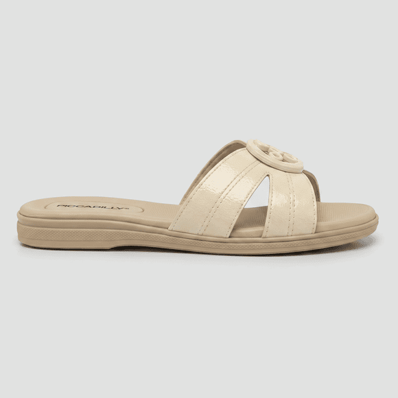 Sandalia Mujer Crema Regina 87 Piccadilly
