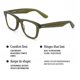 thumbnail image 2 of Lentes de Lectura CADDIS Porgy Heritage Green con Filtro de Luz Azul, 2 of 5