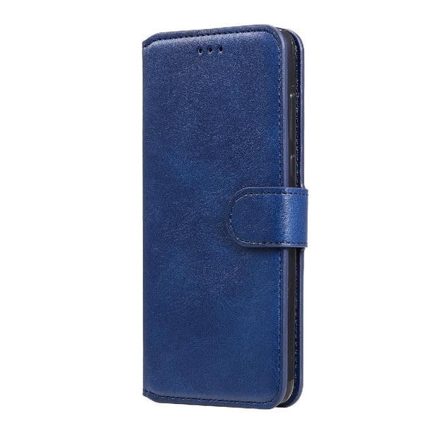 Funda Billetera para Realme C25 con Porta Tarjetas y Soporte Ajustable Azul