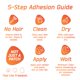 thumbnail image 5 of Parche de refuerzo Omnipod NOT JUST A PATCH – paquete de 20 unidades rosa, 5 of 5