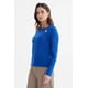 thumbnail image 2 of Polera Mujer Con Abertura Y Nudo Azul, 2 of 4
