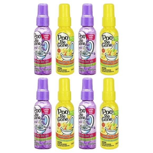 Set de 8 desodorantes de ir al baño en aerosol Stinky Bowl