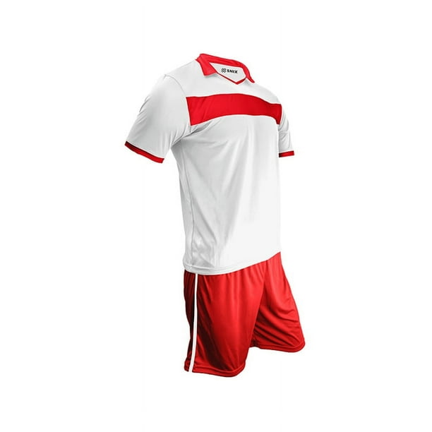 Uniforme De Futbol Infantil Zid Blanco Y Rojo Talla 10