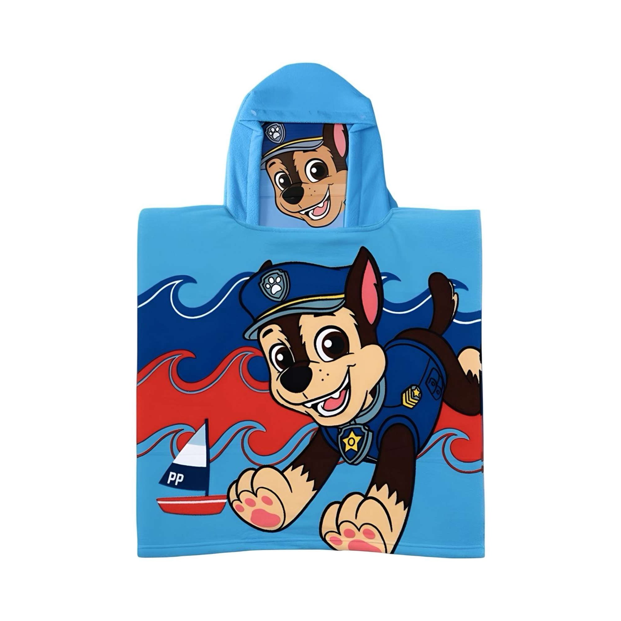 Mashini - Toalla Capucha Playa O Piscina Niño Niña Paw Patrol