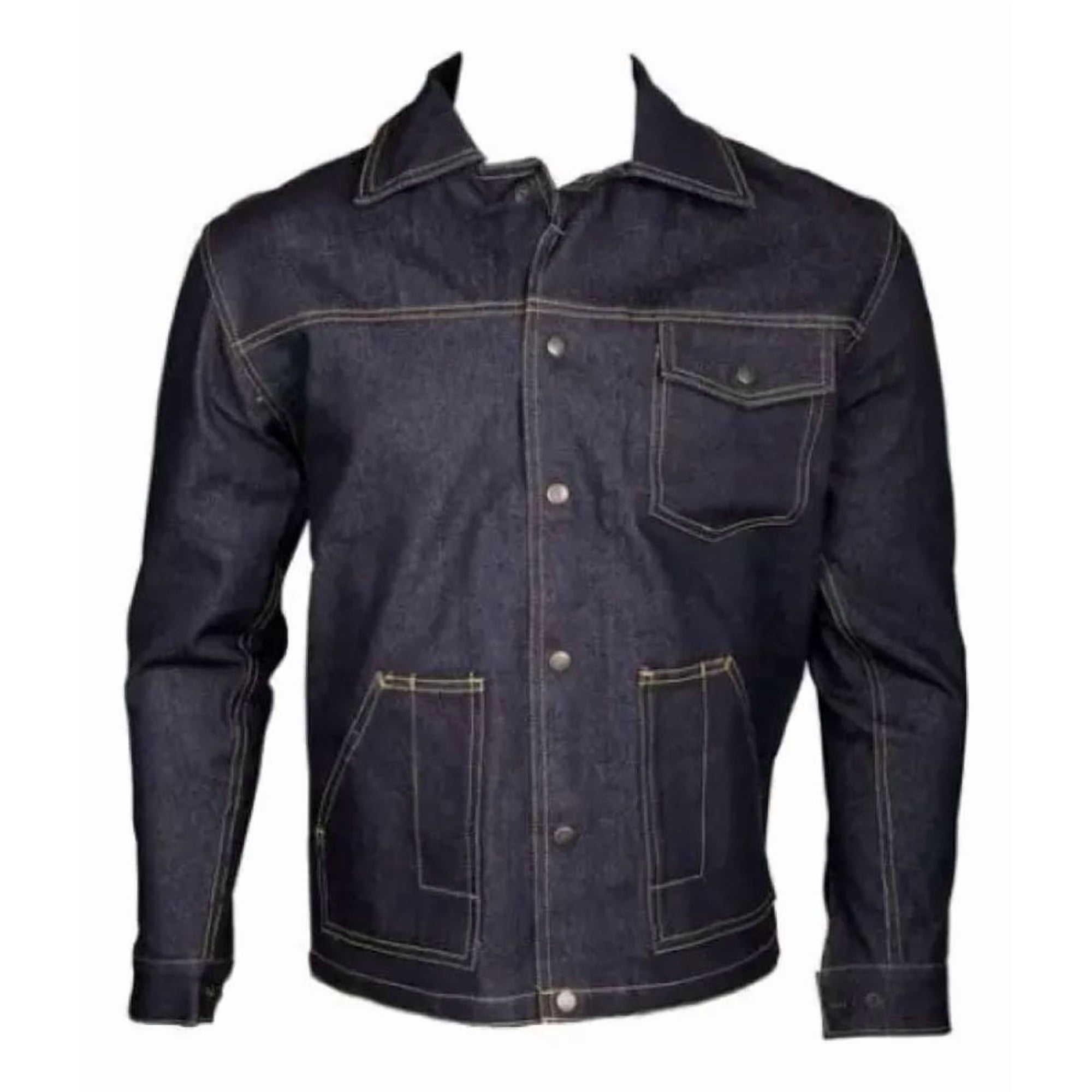 Metalfer - Chaqueta Mezclilla, Ropa De Trabajo. Certificado.talla 56