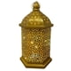 thumbnail image 1 of Luz de la atmósfera de la lámpara de tallada hueca, Lámpara decorativa ahuecada colgante Lámpara de escritorio con pilas para la decoración Dorado 268x15cm, 1 of 5
