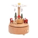 thumbnail image 3 of Carrusel Giratorio De Caja De Música De Navidad Portátil Para Decoración De Fiesta De Escritorio Elk, 3 of 5