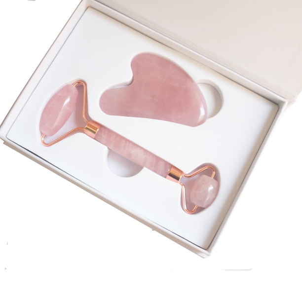 Luxurious Natural Quartz Jade Roller - The Perfect Gift for Women to Rejuvenate Their Skin with Facial Massage & Gua Sha Scraping!