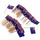 thumbnail image 1 of 100 piezas decorativas bandera palillos fiesta comida decoraciones Australia, 1 of 5