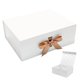 thumbnail image 1 of Caja de regalo Tekhoho 33 × 27 × 13 cm con cinta magnética blanca, 1 of 7