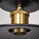 thumbnail image 3 of Lámpara de Techo Verone Negra con Soquete Bronce E27, 3 of 7