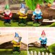 thumbnail image 5 of Set de gnomos de jardín en miniatura JIUMO Fairy Garden Decor 4 piezas, 5 of 9