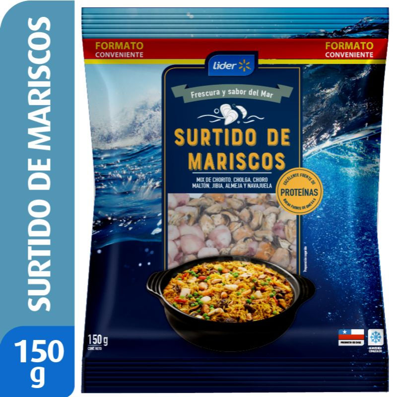 Surtido De Mariscos 150 g Lider