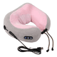 thumbnail image 1 of Masajeador Almohada Eléctrico Cuello Cervical Recargable Rosa-gris, 1 of 2
