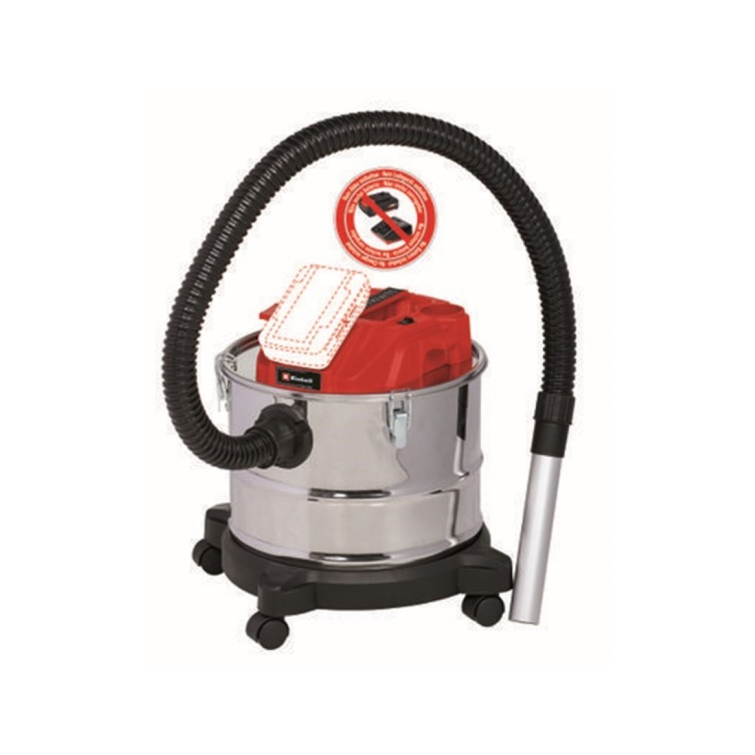 Einhell - Aspiradora De Cenizas Inalámbrica 18V Classic Sin Batería Pxc Tc-Av 18/15 Li C Solo
