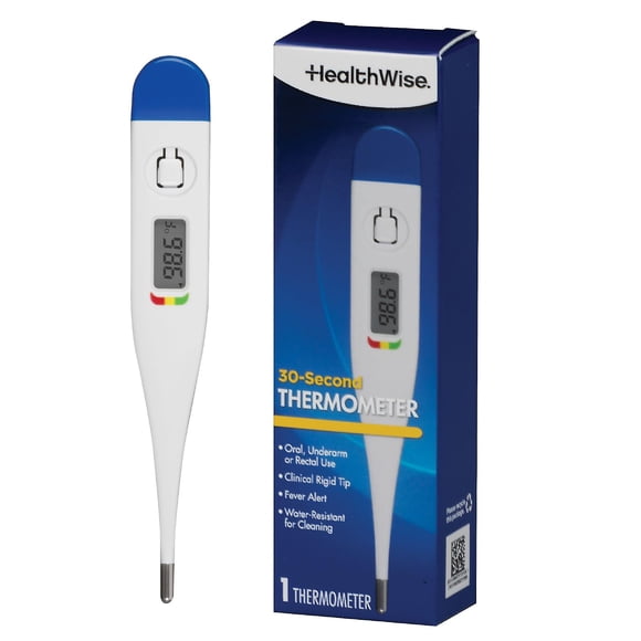 Termómetro Digital HealthWise con alerta de fiebre en 30 segundos