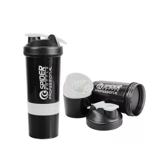 Shaker Mezclador Batidos Proteinas 500ml Gym - Blanco
