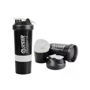 Spider - Shaker Mezclador Batidos Proteinas 500Ml Gym - Blanco