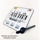 thumbnail image 5 of Herramienta de aprendizaje de acordes de piano Noisy Clan Piano Brújula con libro, 5 of 9