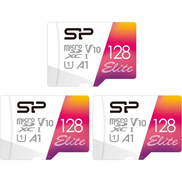 Tarjeta Microsdxc Elite 128gb Uhsi V10 A1 3pack