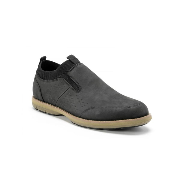ZAPATOS HOMBRE CUERO SLIP-ON DOZZA-3-17 negro 43