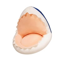 Magideal - Almohada De Felpa Para El Piso, Almohadillas Para Sillas, Almohada De Apoyo Para Sofá Perezoso, Cojín Suave Para Silla De Oficina De Dibujos Animados, Tiburón Azul