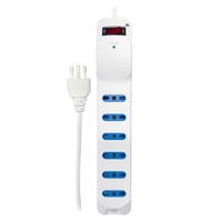 Macrotel - Alargador 3 Mts 6 Posiciones Con Protección Sobre Voltaje