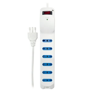 Macrotel - Alargador 3 Mts 6 Posiciones Con Protección Sobre Voltaje